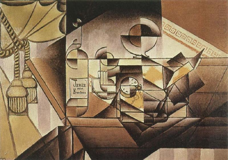 Juan Gris Watch and Bottle china oil painting image